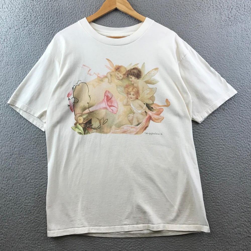 Vintage Gildan Heavyweight The Gifted Line Angel Graphic T Shirt L